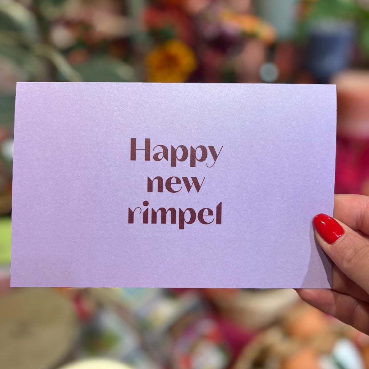 &C Happy new rimpel