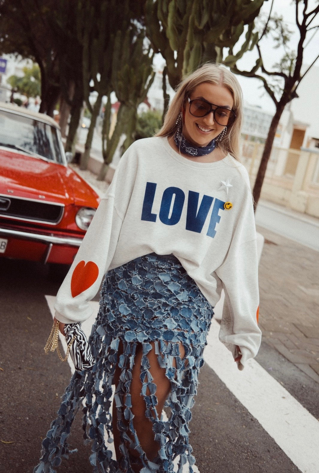 Sweater Love - Gemêleerd Grijs