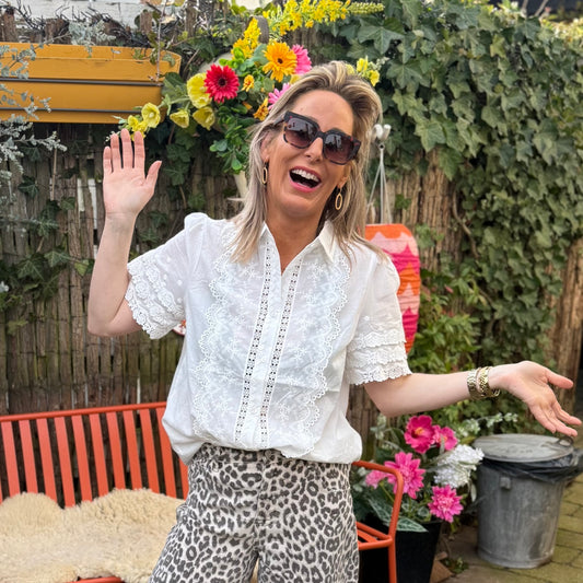 Blouse Broderie - Wit