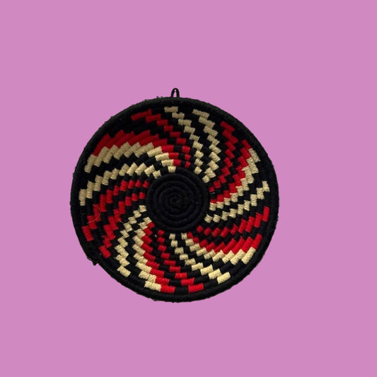 Wandbord Small - Rood/Zwart