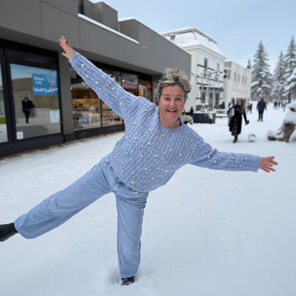 Trui Parel - Zacht Blauw