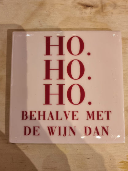 Tegeltje ‘HoHoHo’