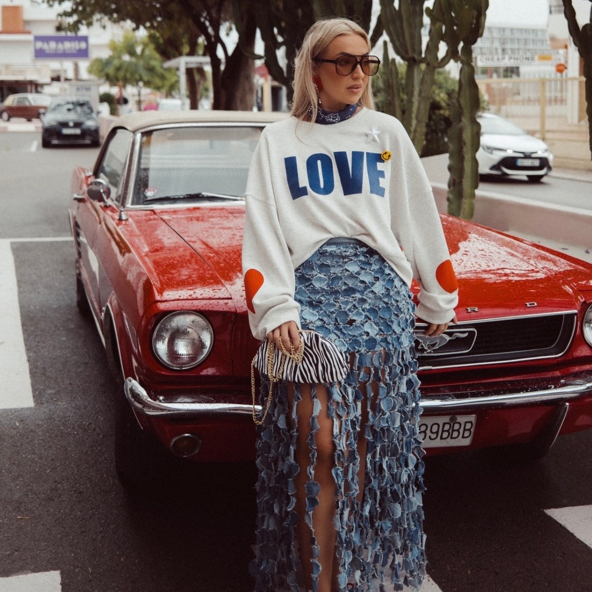 Sweater Love - Gemêleerd Grijs