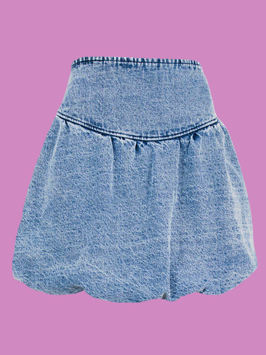 Ballonrokje - Denim
