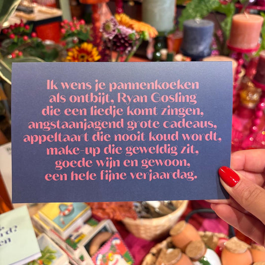 &C Fijne verjaardag