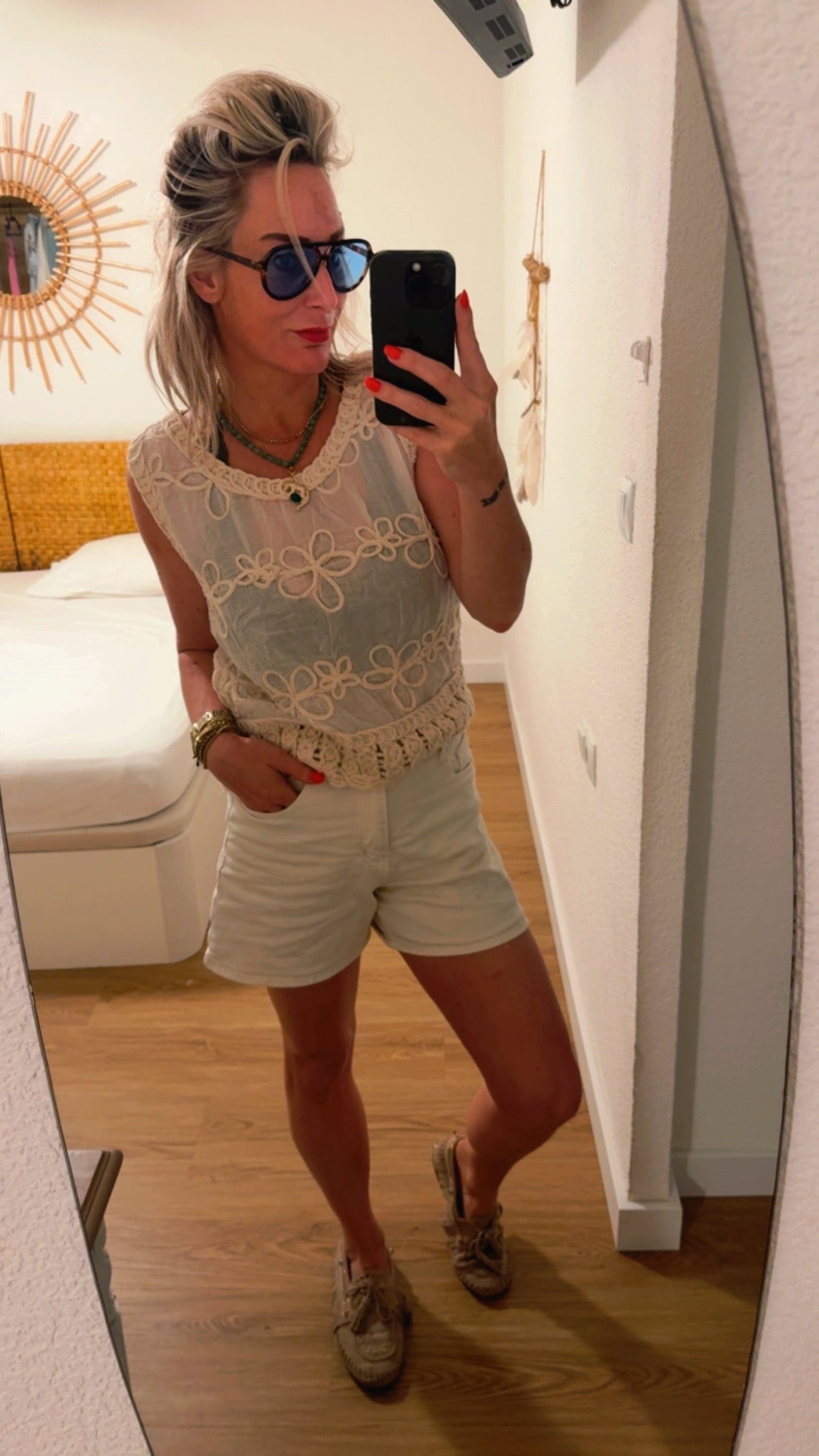 Topje Borduursels - Gooisch Beige
