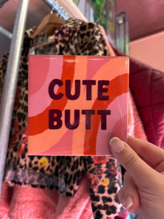 Tegeltje ‘Cute Butt’