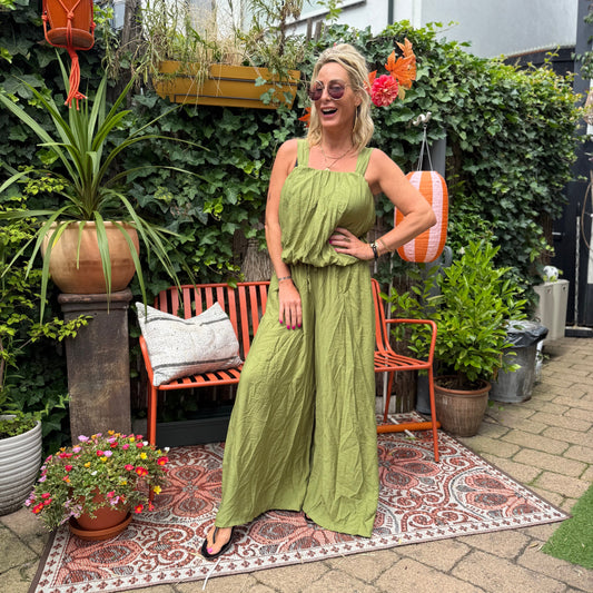 Co-ord Setje - Pistache Groen