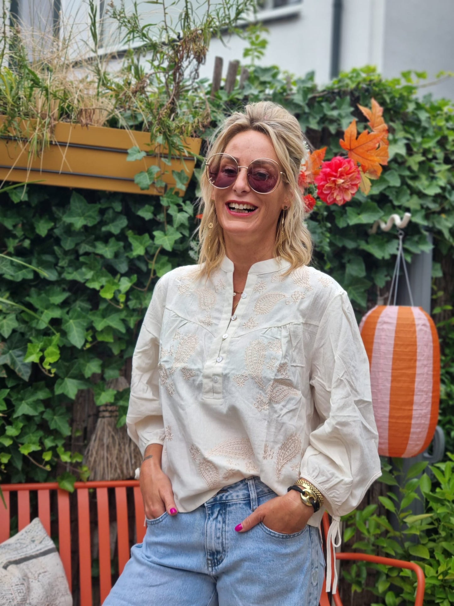 Blouse Uniek - Gooisch Beige