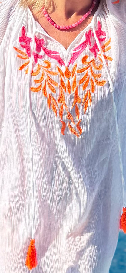 Tuniek Print - Wit