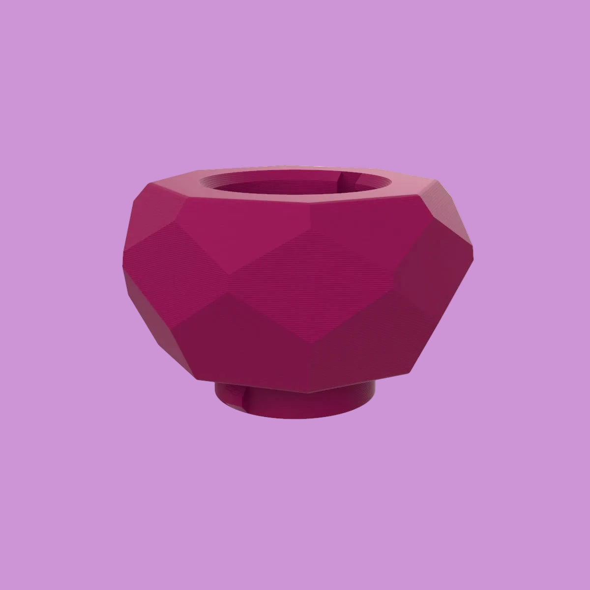 Modulaire Kandelaar Vorm 2 - Donker Roze