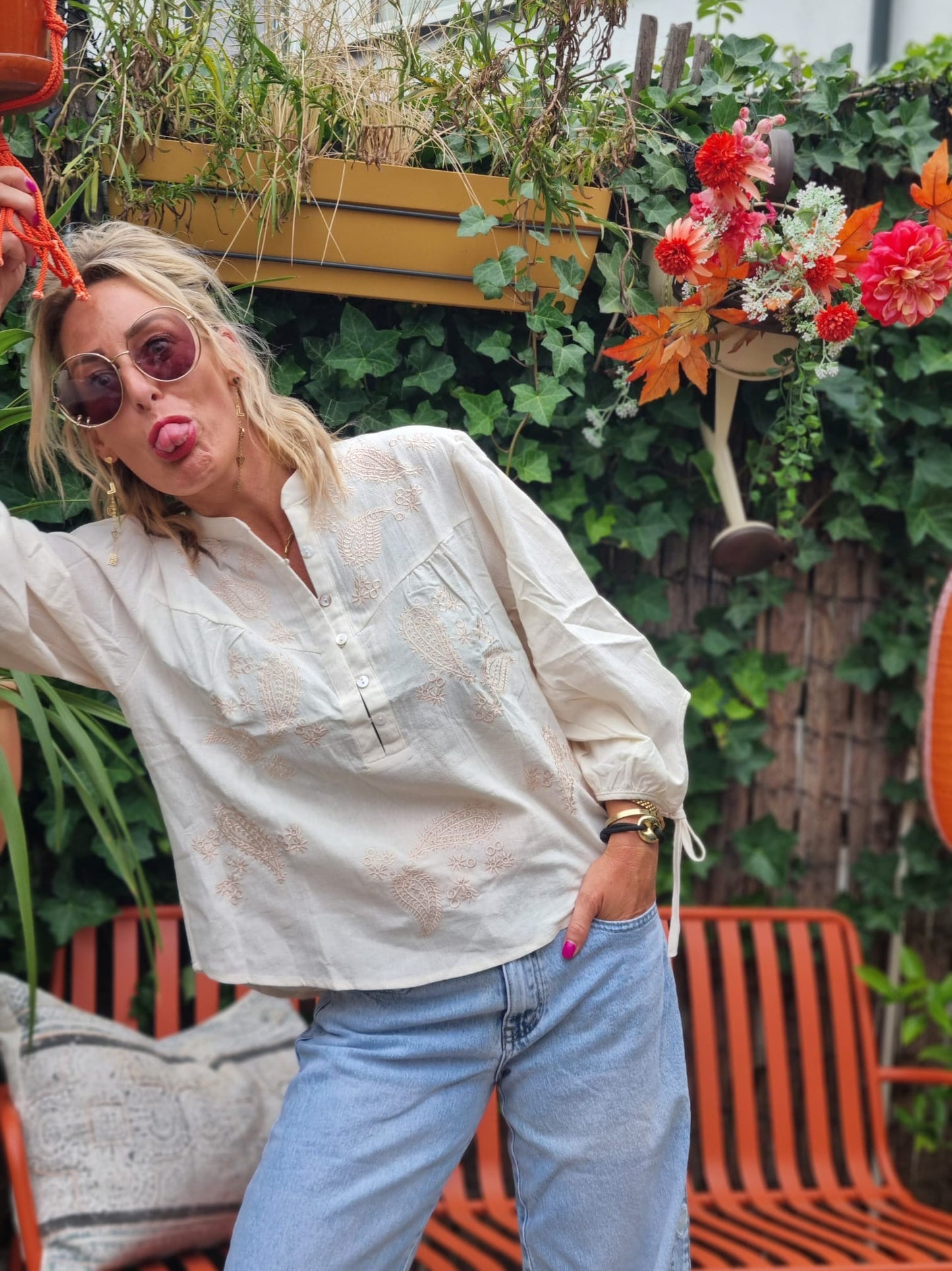 Blouse Uniek - Gooisch Beige