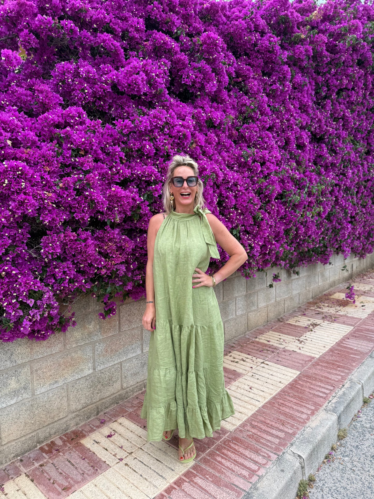 Jurk Midi - Pistache Groen