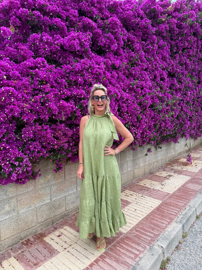 Jurk Midi - Pistache Groen