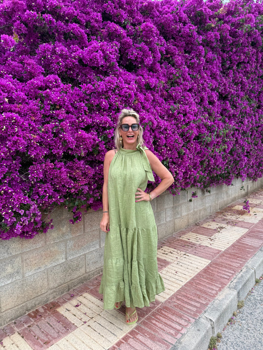 Jurk Midi - Pistache Groen