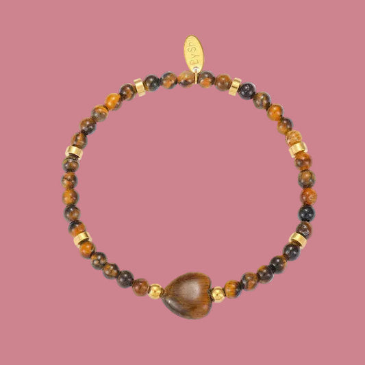 Armband Kraaltjes - Tijgeroog