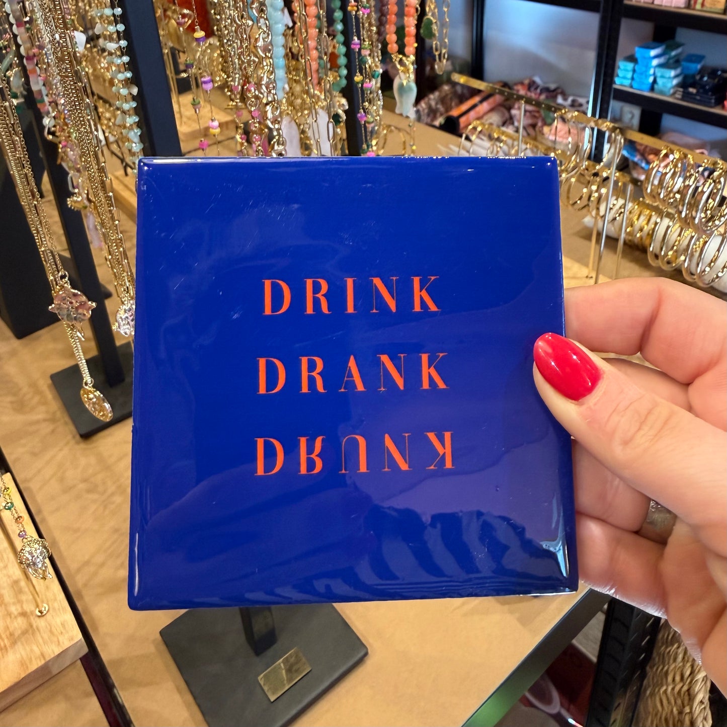 Tegeltje ‘Drink Drank Drunk’