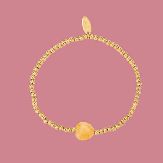 Armband Kraaltjes Aura - Citrien