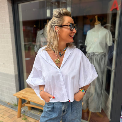 Blouse Pofmouw - Wit