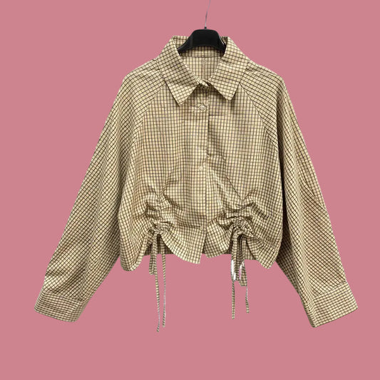 Blouse Plooi - Ruit