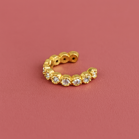 2themoonandback Cuff - White Stones