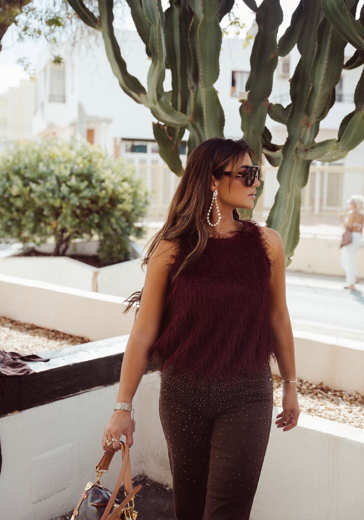 Top Fluffy - Bordeaux