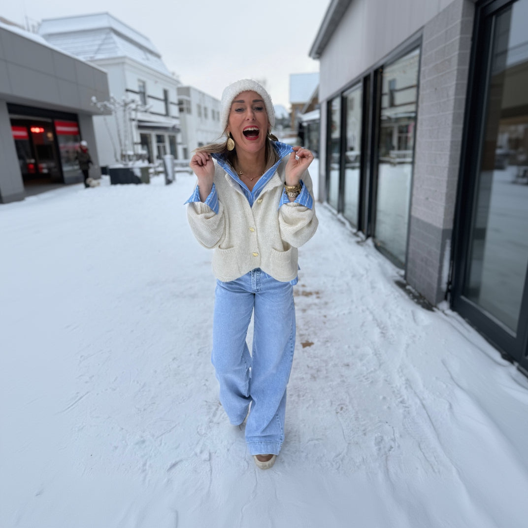 Hartjes Vest Knopen - Gooisch Beige