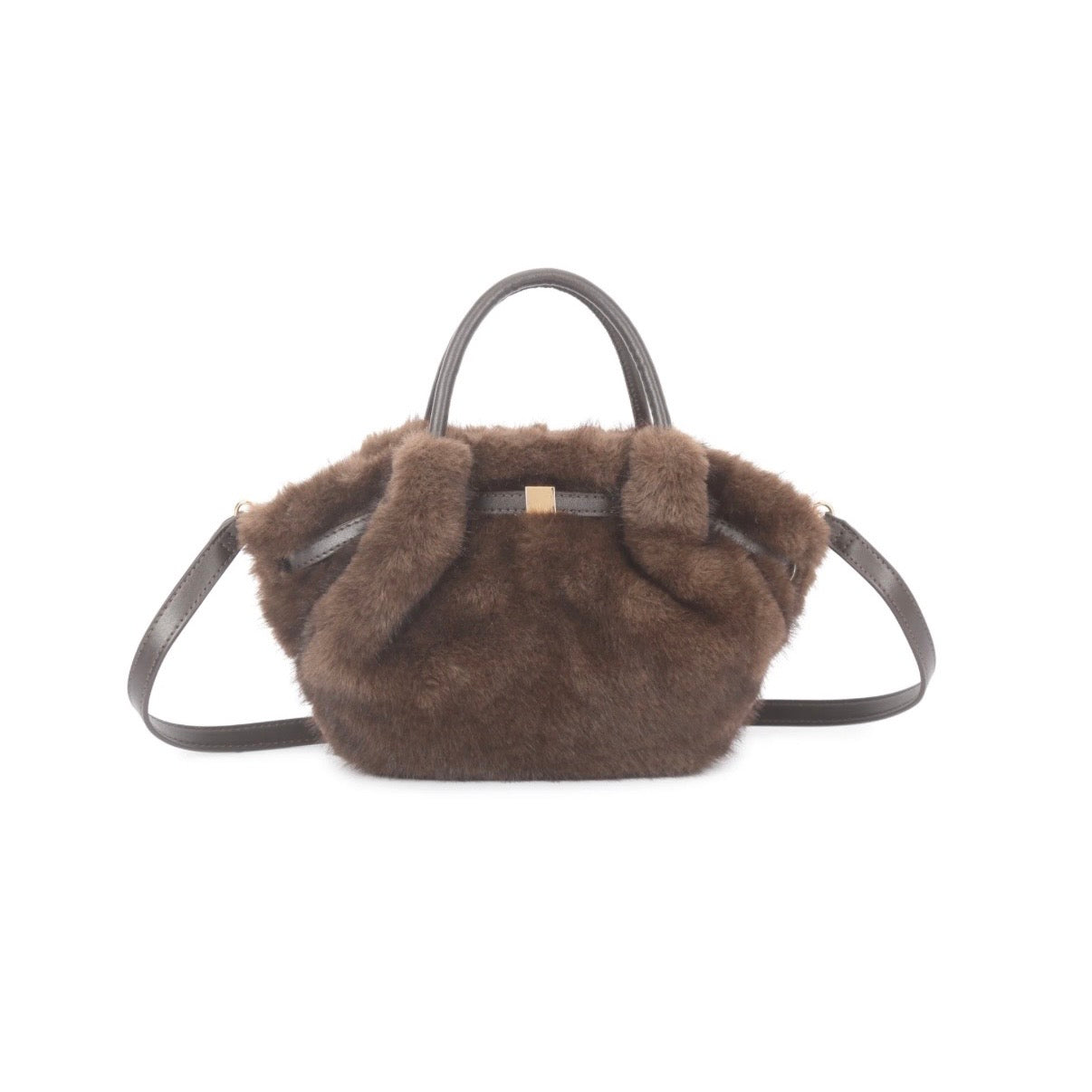 Tas Faux Fur - Bruin