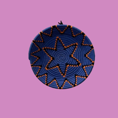 Wandbord Small - Blauw/Oranje