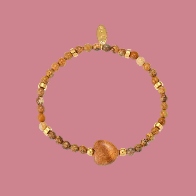 Armband Kraaltjes - Picture Jaspis