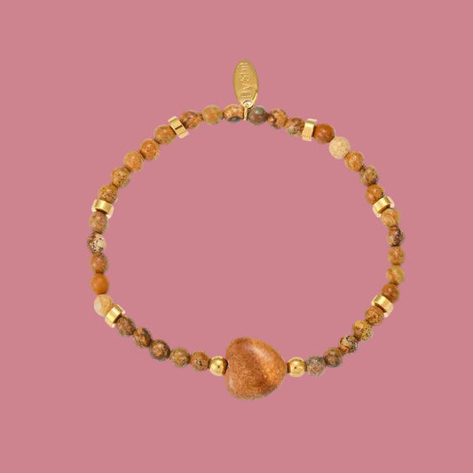 Armband Kraaltjes - Picture Jaspis