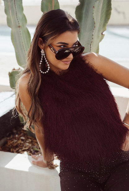 Top Fluffy - Bordeaux