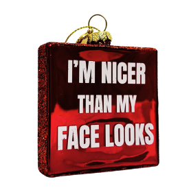Kerstbal - Face Looks