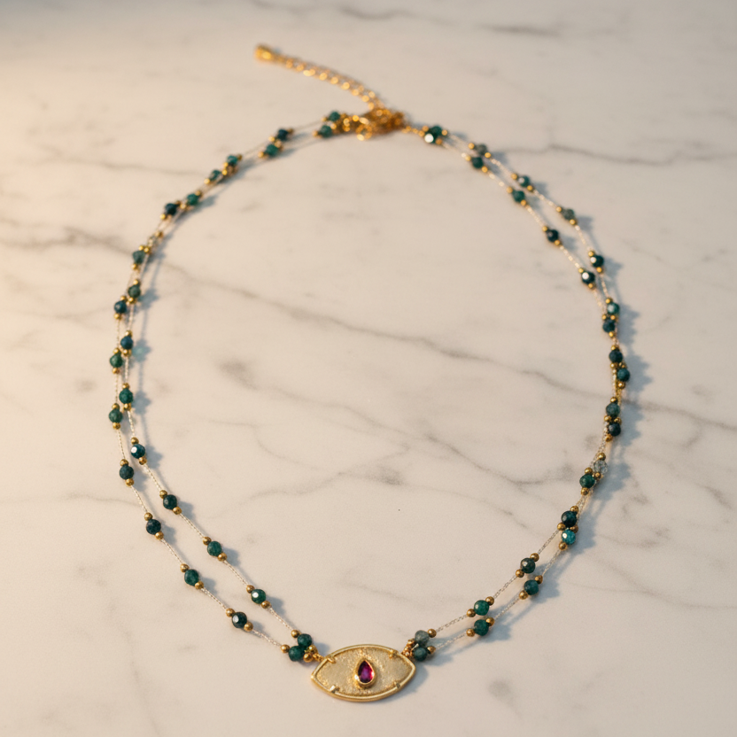 Ketting Golden Evil Eye