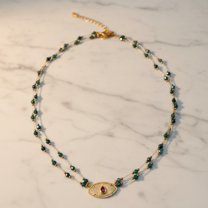 Ketting Golden Evil Eye
