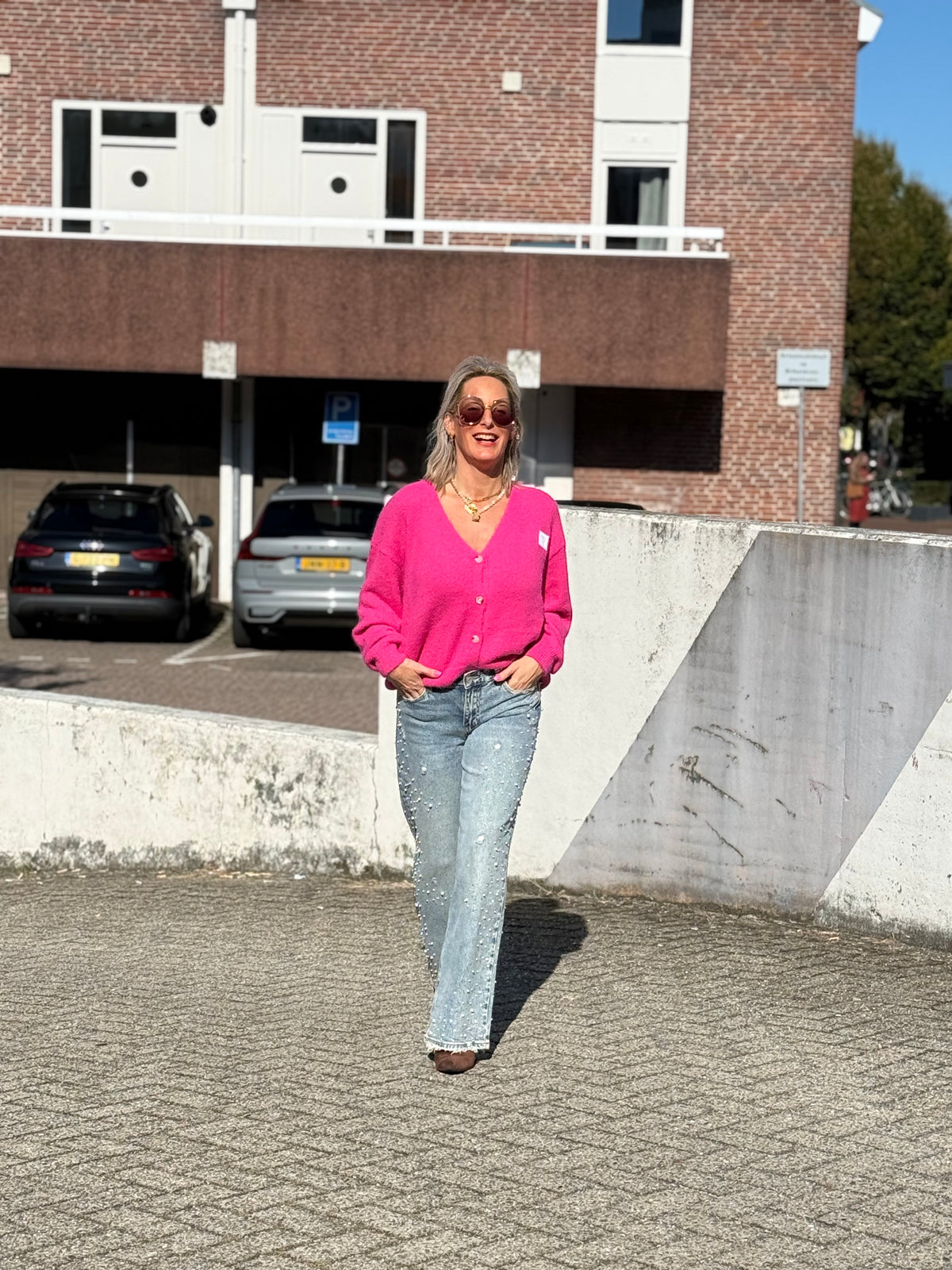 Jeans Parels - Denim