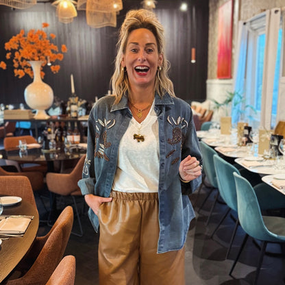 Blouse Kraaltjes - Denim