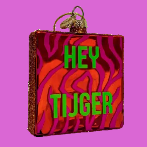 Kerstbal - Hey Tijger