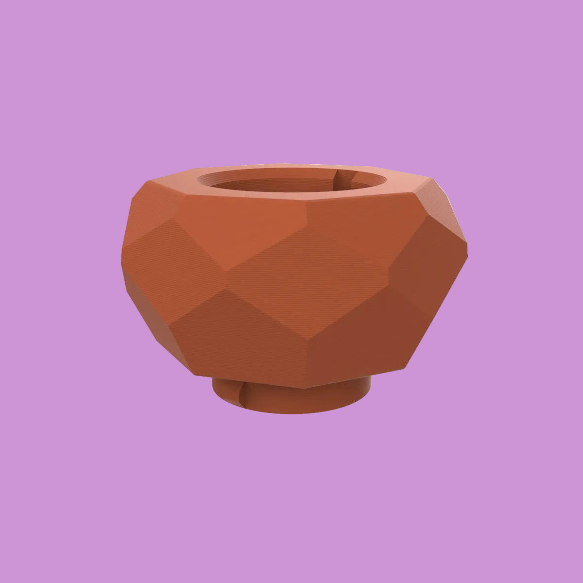 Modulaire Kandelaar Vorm 2 - Terracotta