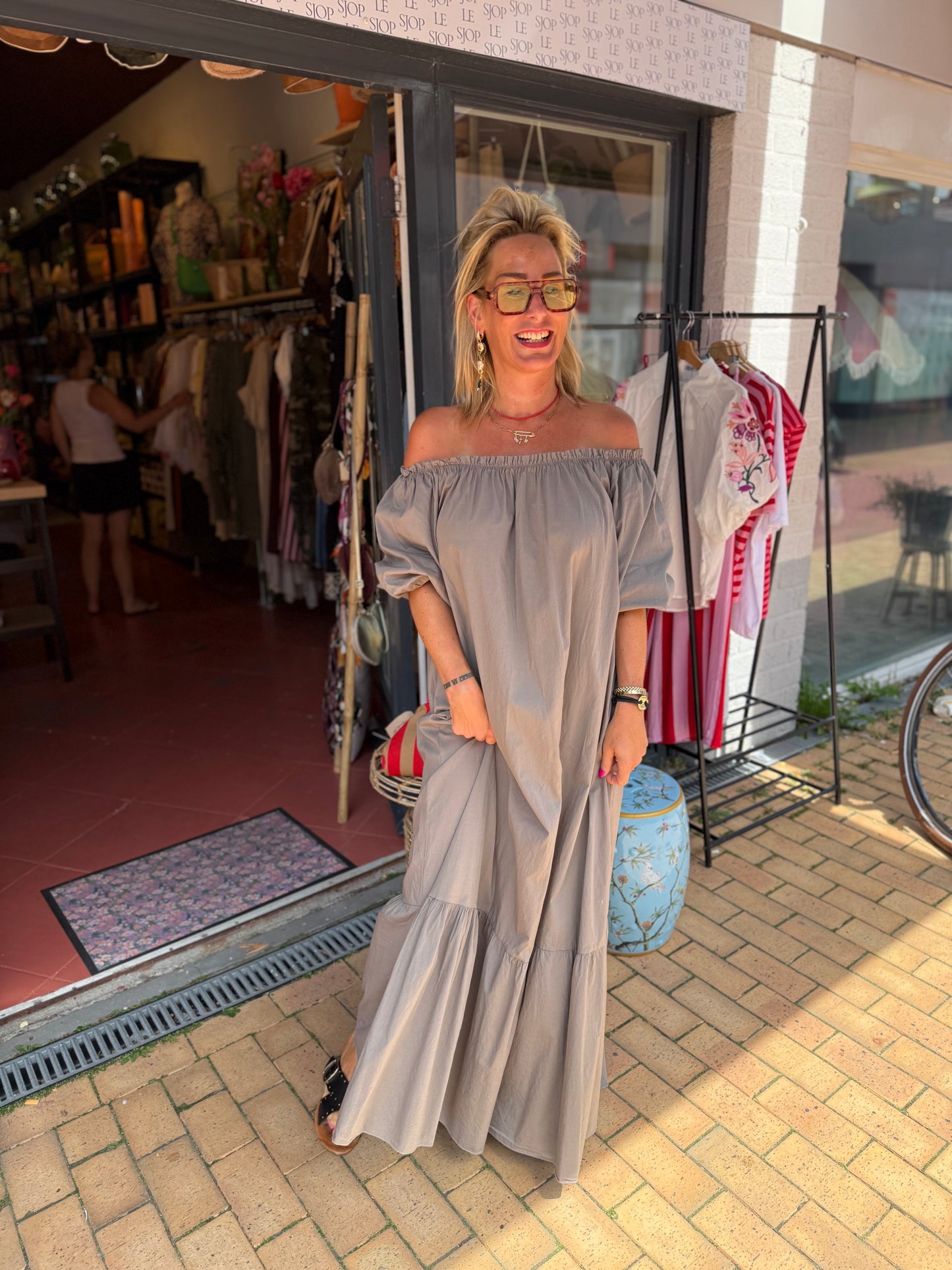 Jurk Maxi - Taupe