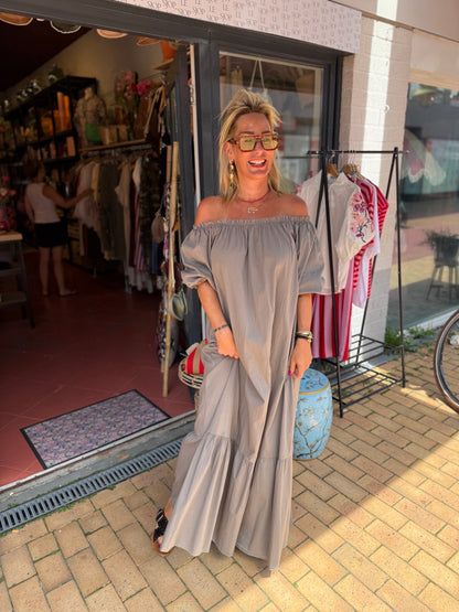 Jurk Maxi - Taupe