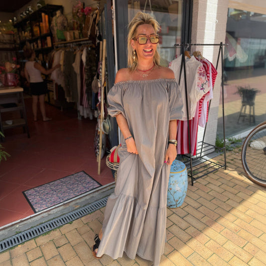 Jurk Maxi - Taupe