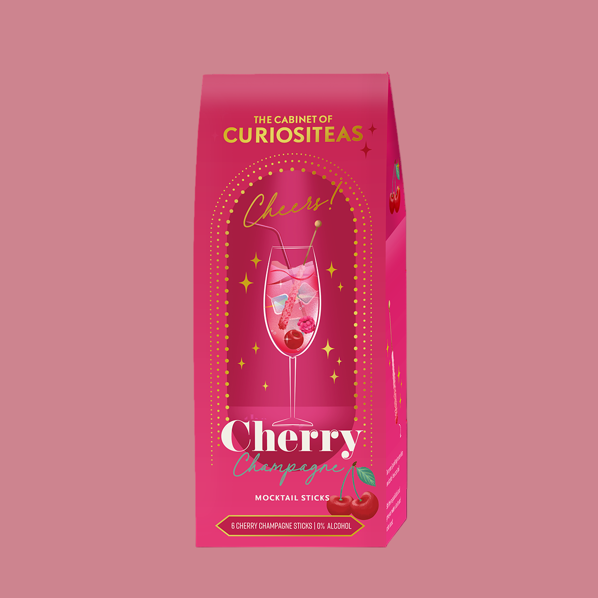 Cherry Champagne Drink Sticks