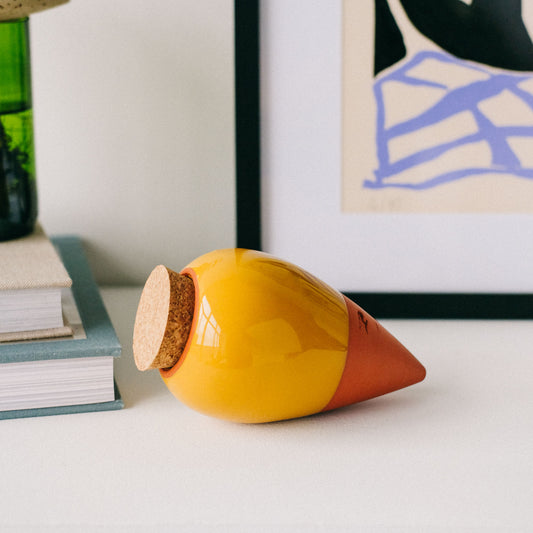 Olla waterpot Mosterdgeel