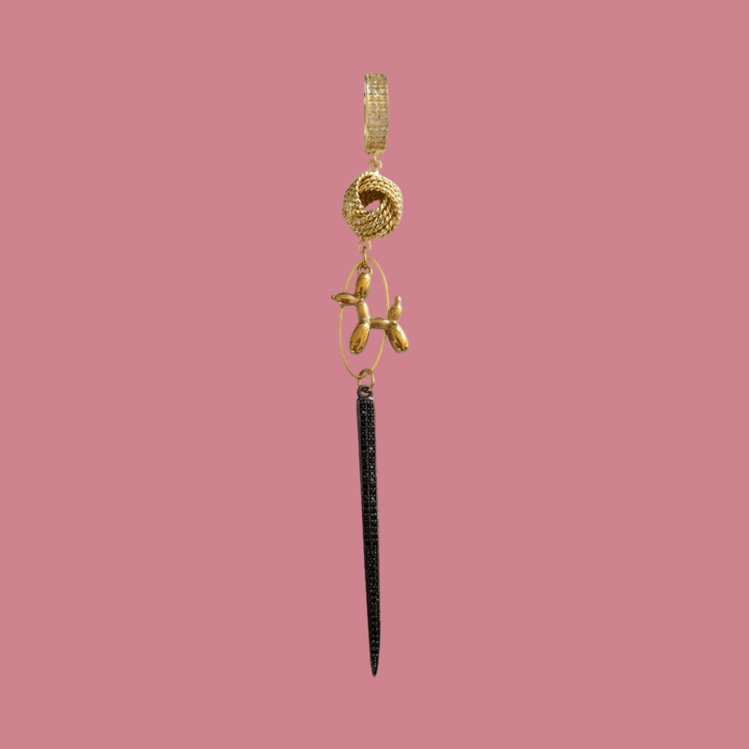 Label M Oorbel - Golden Tail