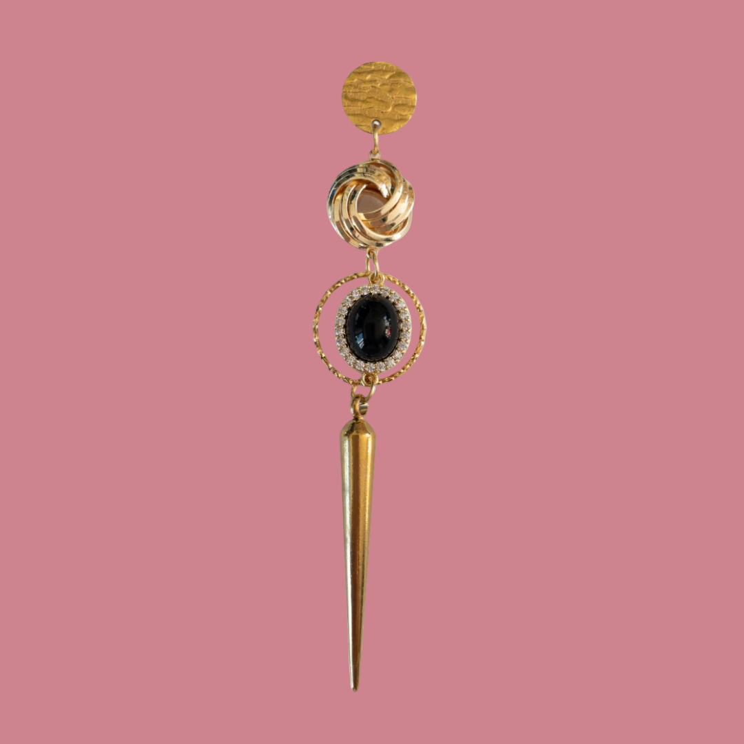 Label M Oorbel -  Golden Knot