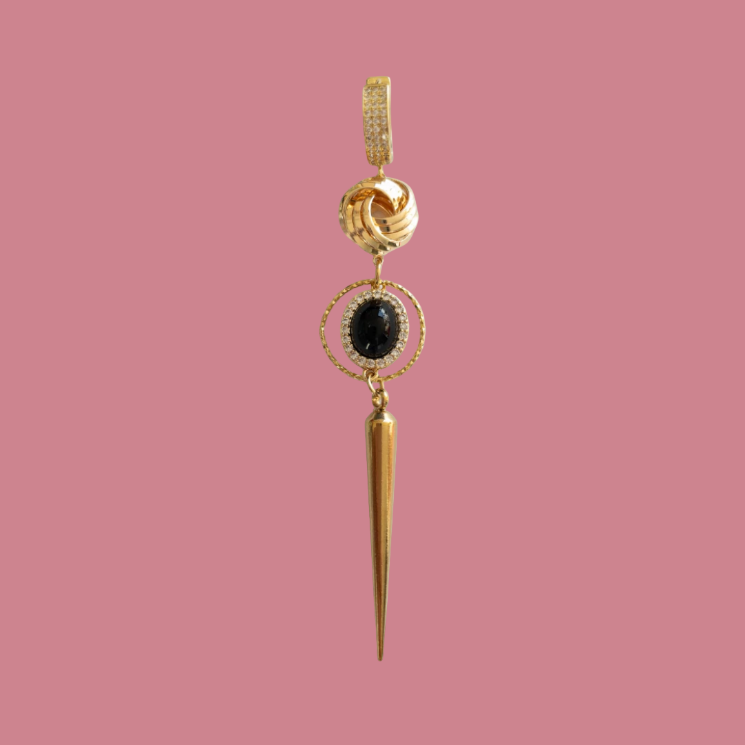 Label M Oorbel -  Midnight Knot