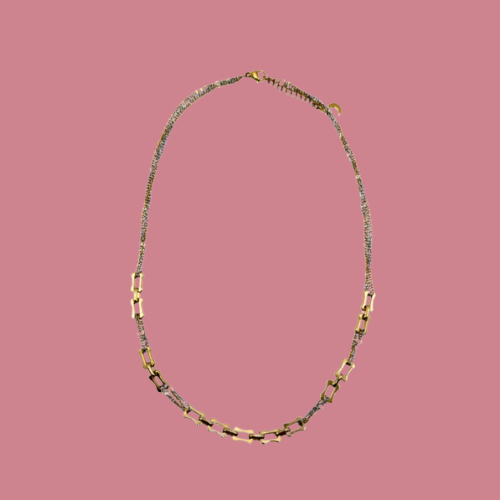 Ketting Link Schakel - Goud/Zilver