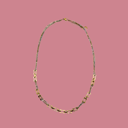 Ketting Link Schakel - Goud/Zilver