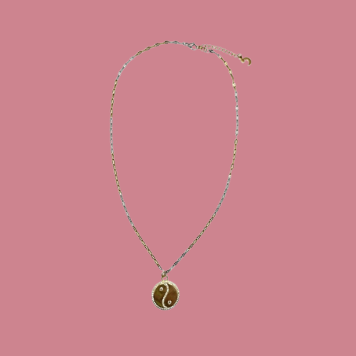 Ketting Yin Yang - Goud/Zilver